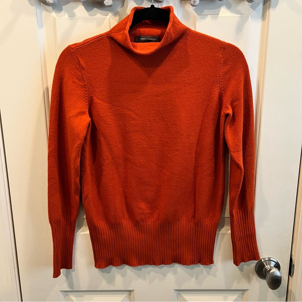 French Connection roll mock neck